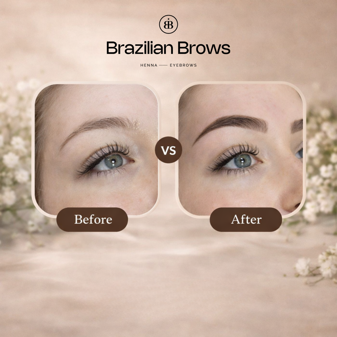 Henna Brow Kit - 3 Farben (±105 Behandlungen)