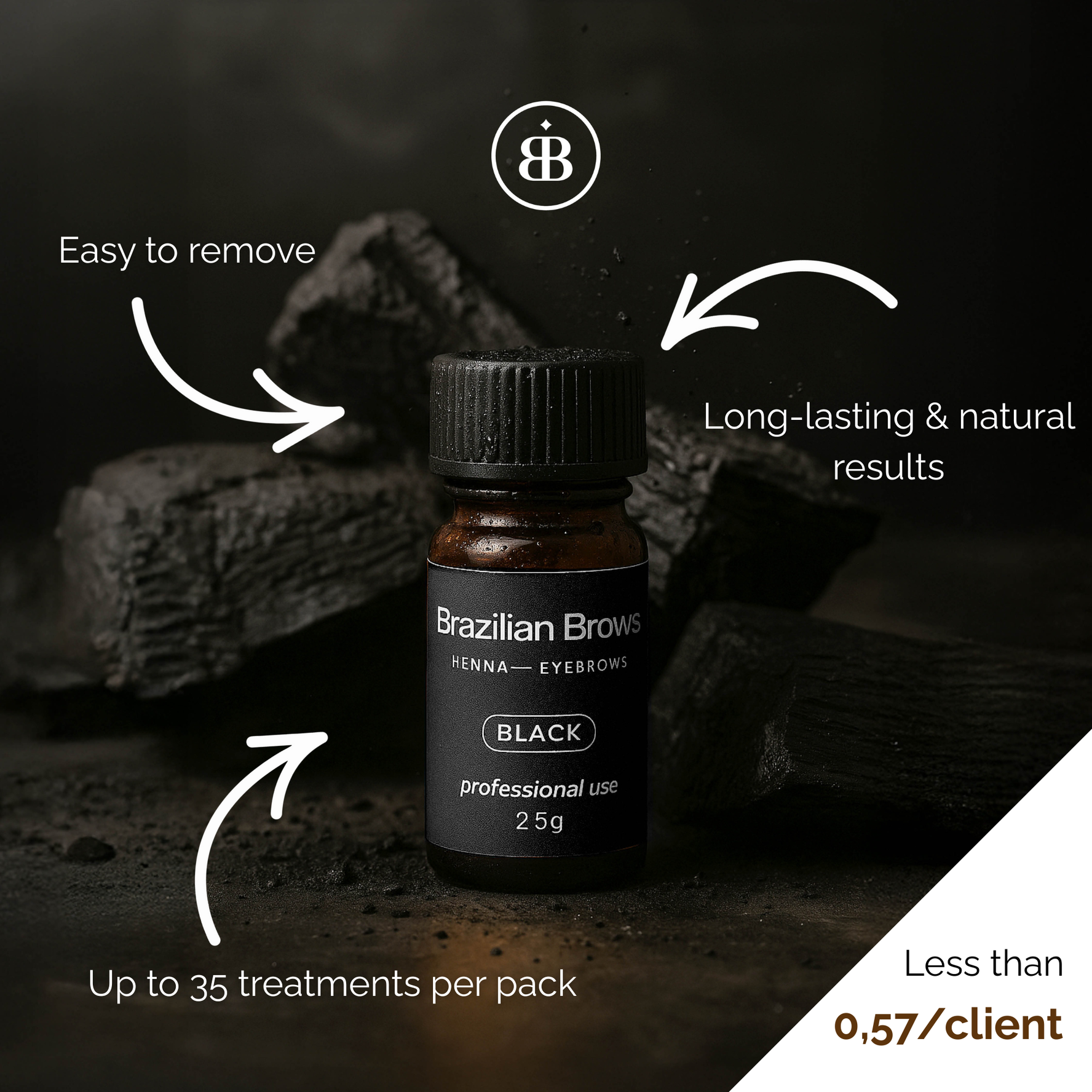Brazilian Brows Henna - Black