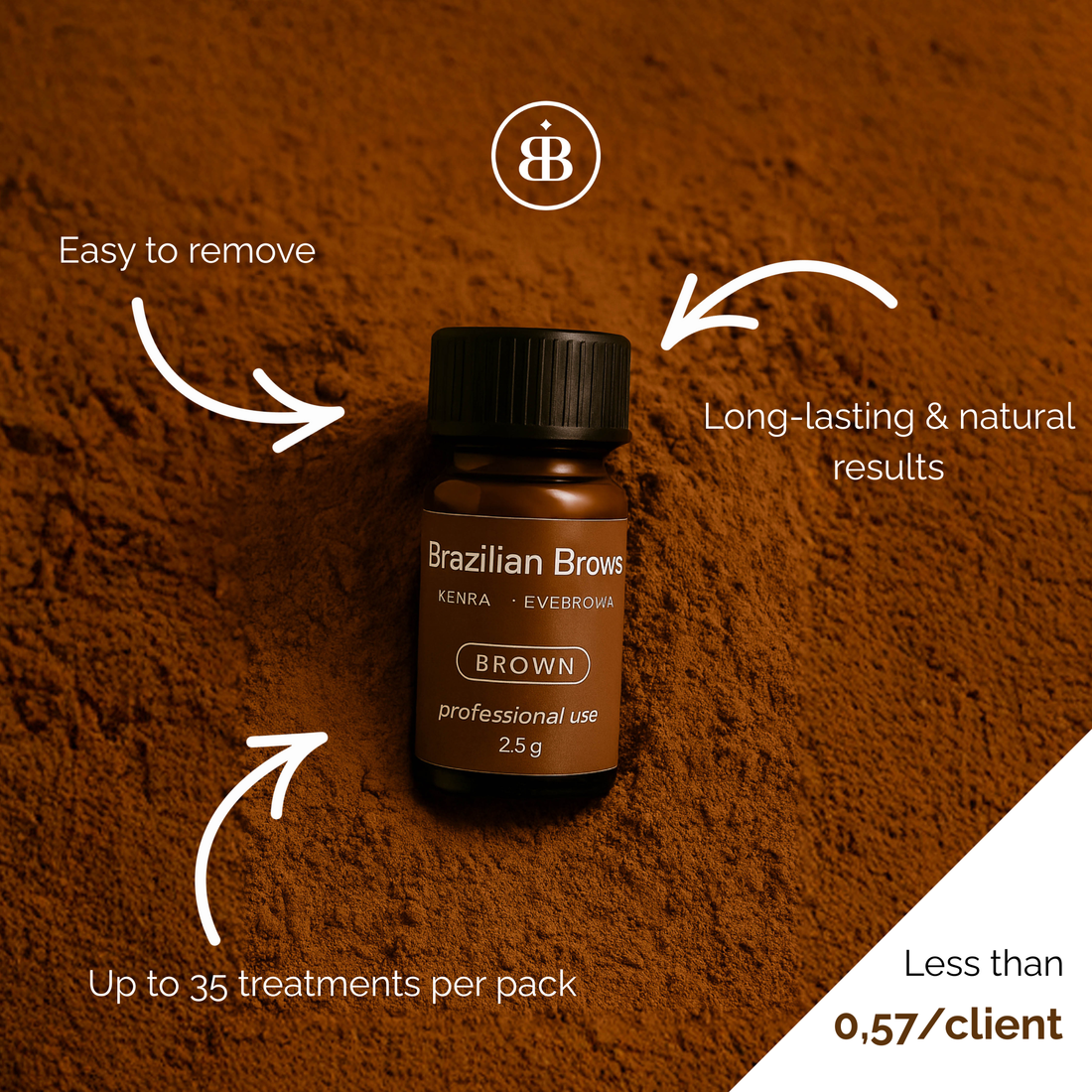 Brazilian Brows Henna - Brown