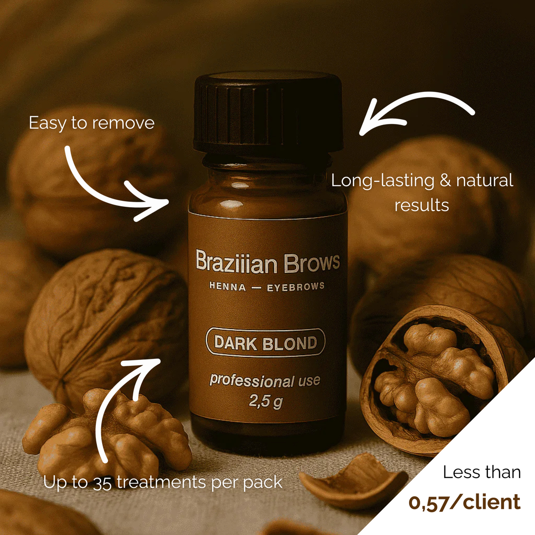 Brazilian Brows Henna - Dark Blonde