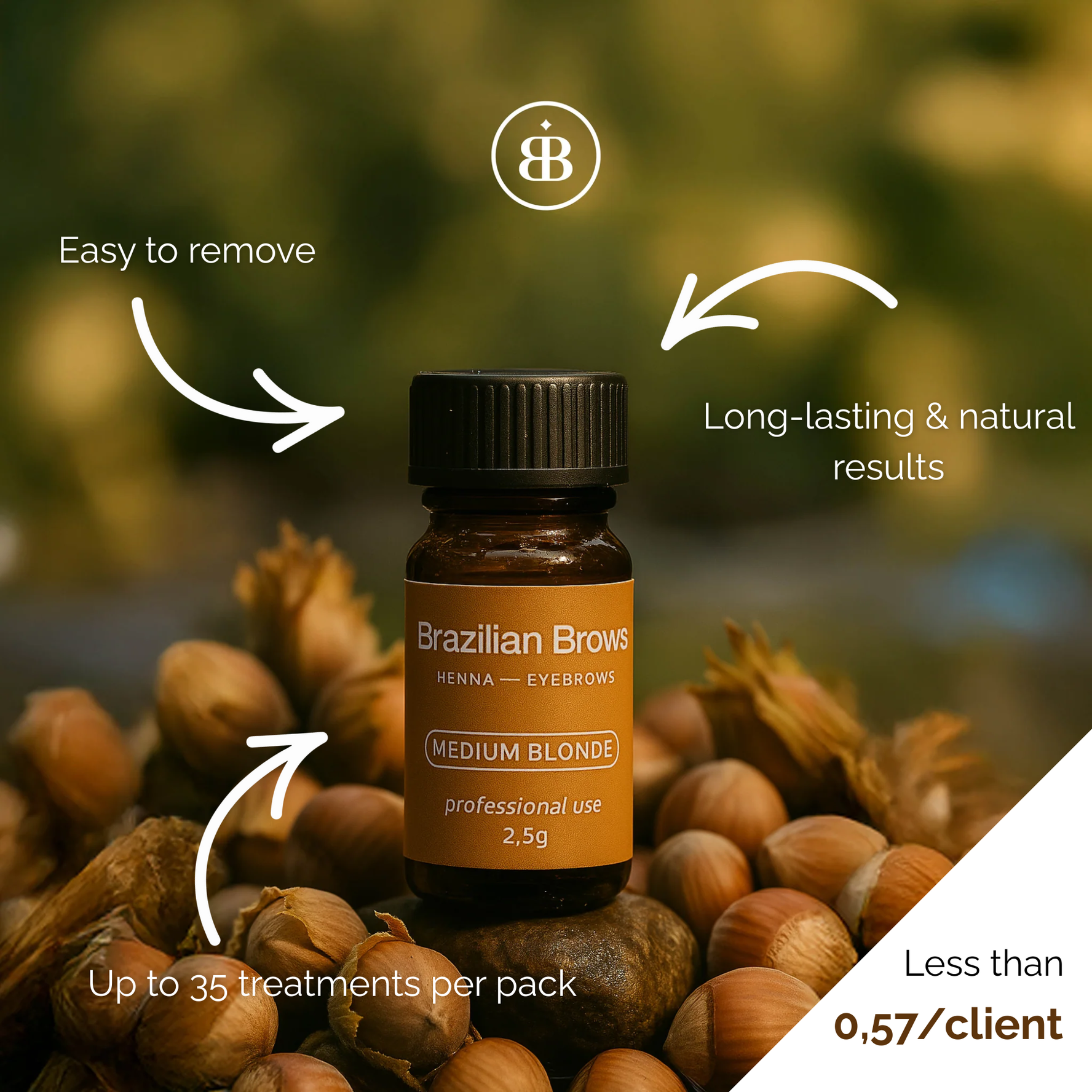 Brazilian Brows Henna - Medium Blonde