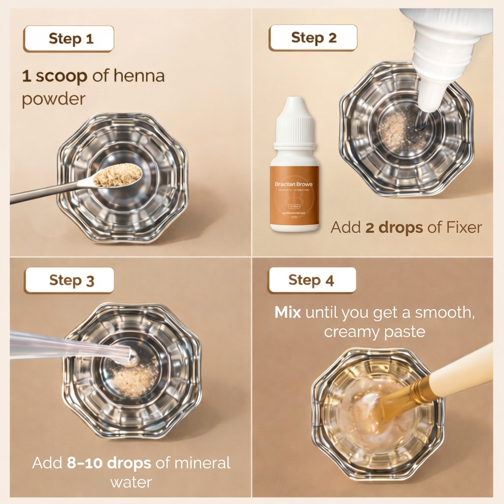 Brazilian Brows - Augenbrauen Henna - Medium Chestnut