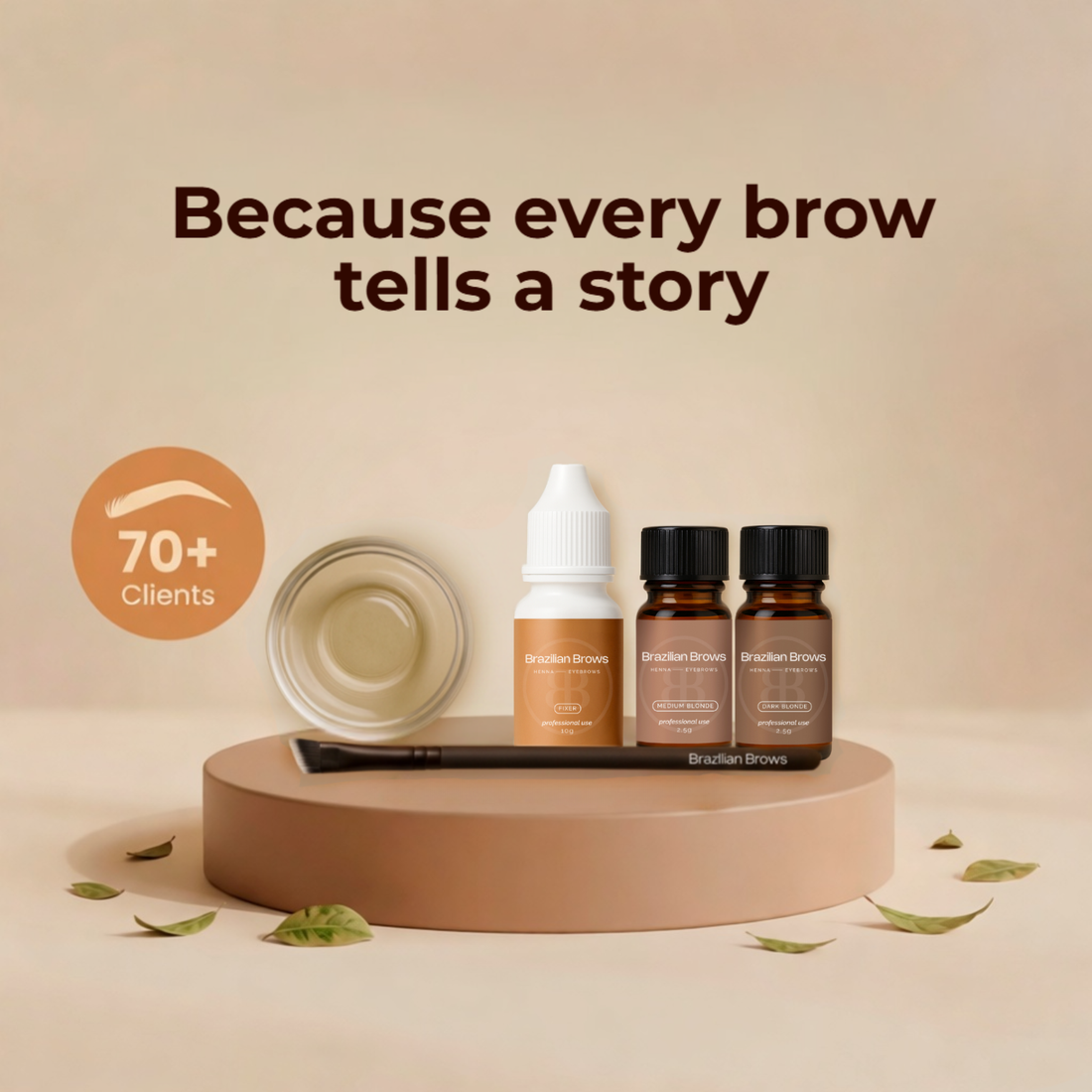 Henna Brow Starter Kit (±70 Behandlungen)